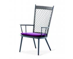 VICTORIA LOUNGE CHAIR WITH WOVEN PP JUTE