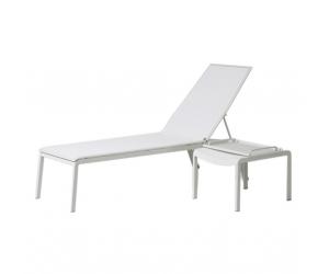 SKAT SUNLOUNGER WITH POLYESTER MESH