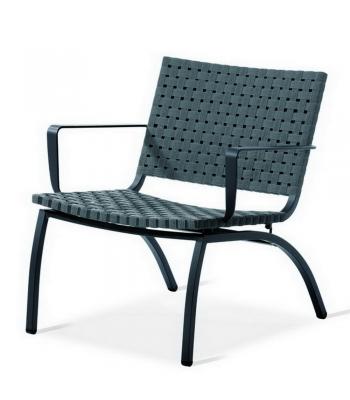 VERA ARMCHAIR WITH WOVEN PP STRAPPING